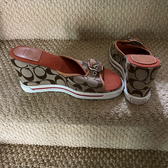 Coach Alyssa sneaker wedge sandals - Picture 7 of 8
